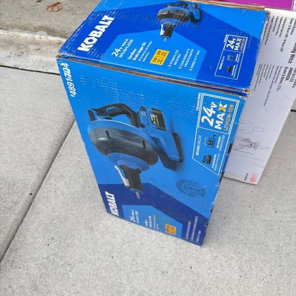New Kobalt 24v Cordless Drain Auger Kit with 85 Watt Battery & Charger 4891704 - Picture 1 of 1